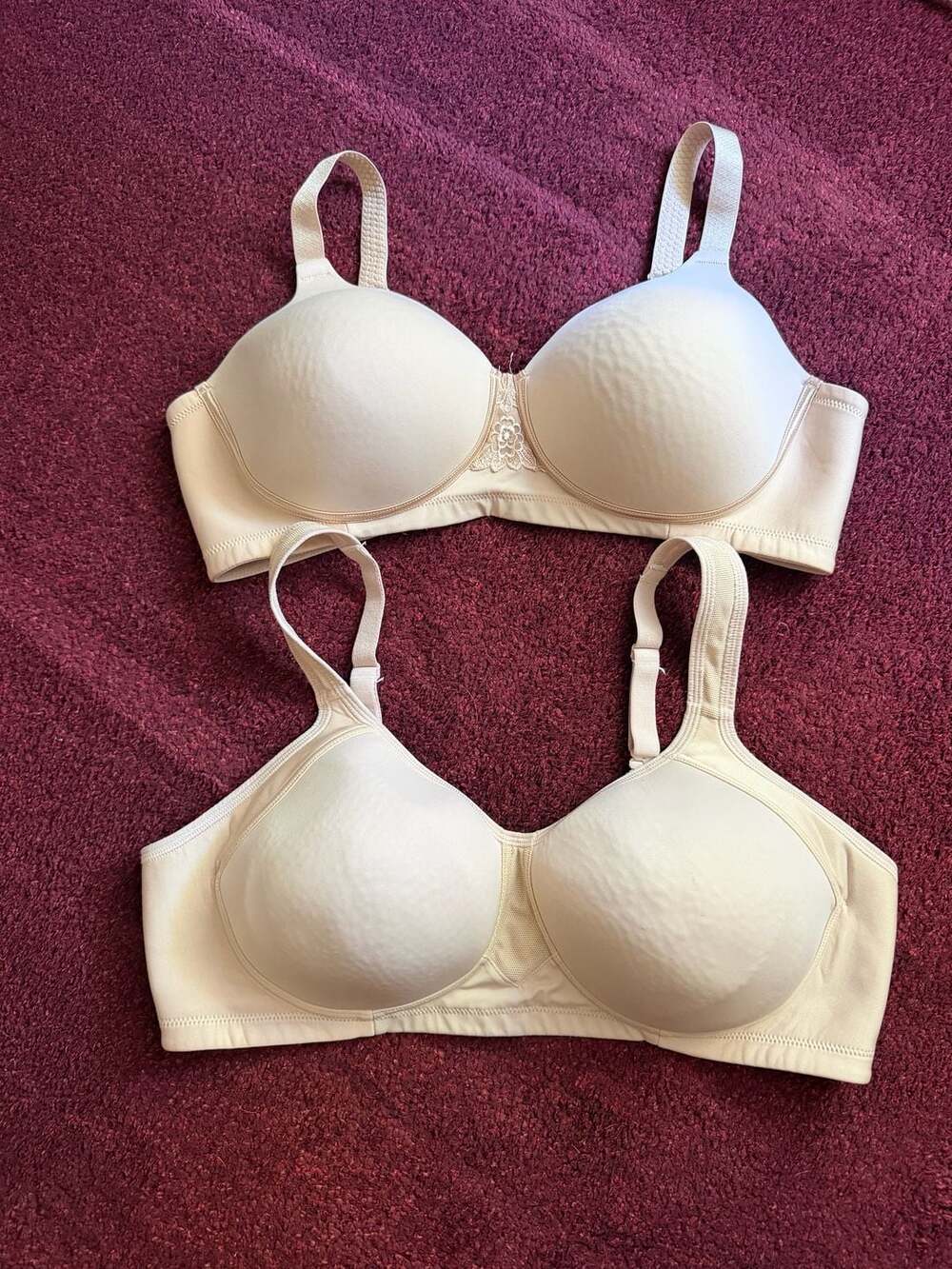 Vanity Fair Women's Beauty Back Wire-Free Bra 71380 and 71500 (Set of 2)